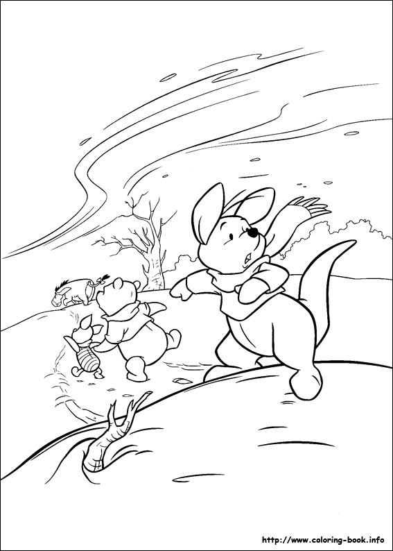 Winnie the Pooh coloring picture